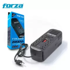 FORZA - Estabilizador Forza 2200VA FVR-2202 1100W 8 Tomas 220V