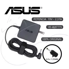 ASUS - Cargador Laptop ASUS 19V  2.37A  45w  (4.0*1.35) Punta Delgada
