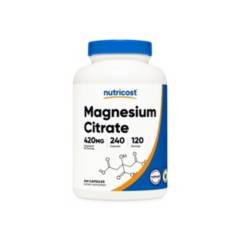 GENERICO - Citrato de Magnesio Magnesium Citrate 240 capsulas