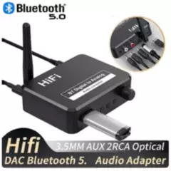 GENERICO - Receptor Bluetooth 5.0 Convertidor de audio digital a analógico de 3,5 mm