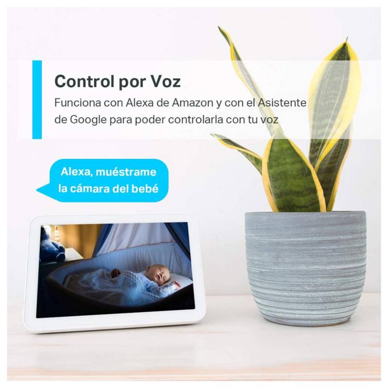 Cámara Wi-Fi de Seguridad para Casa, Cámara de seguridad TP Link Tapo C100  Wi-Fi