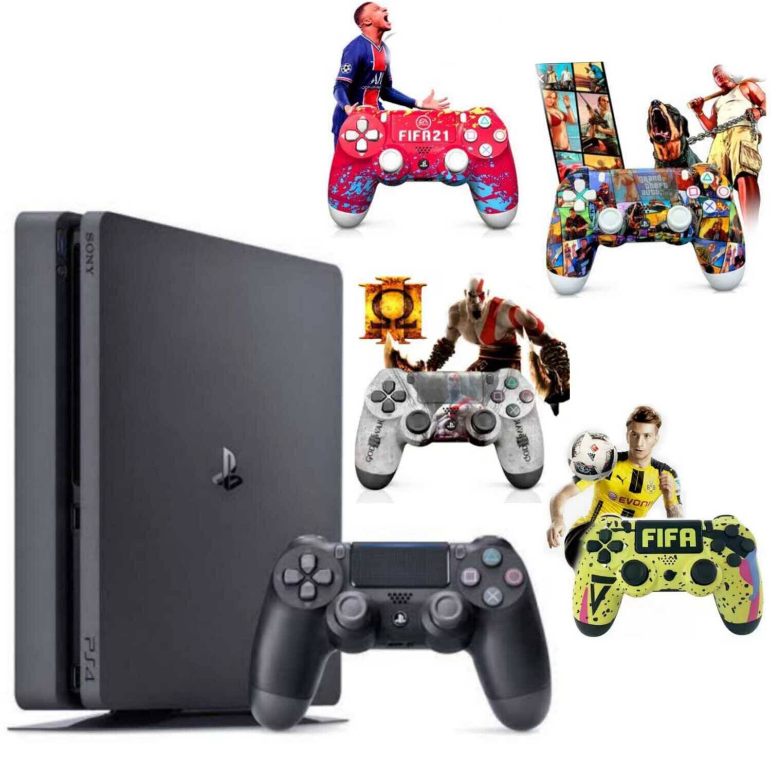 Consola PlayStation 4 Slim 1TB Negro + 2 Juegos REACONDICIONADA SONY