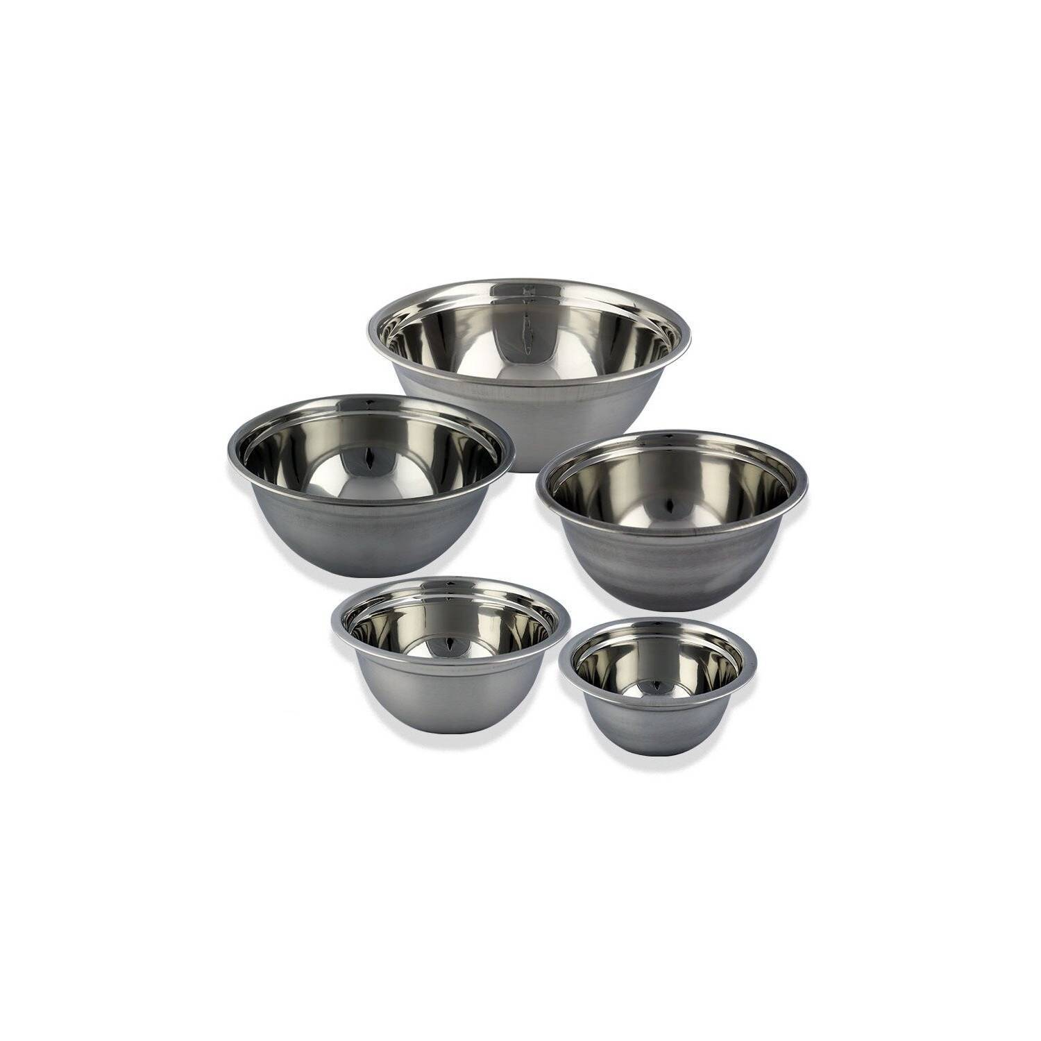 Set de Bowls Acero Inoxidable Mixing German 5 Pc - ECOMARKPERU