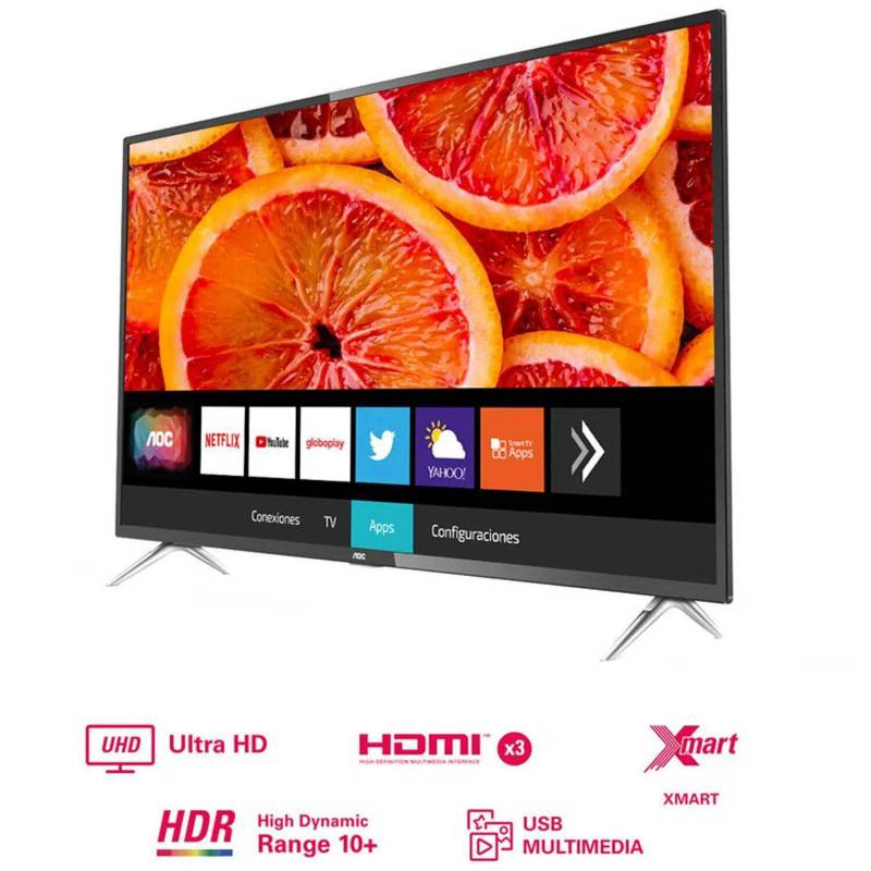 Televisor AOC Led 55 UHD 4K Smart Tv 55U6295