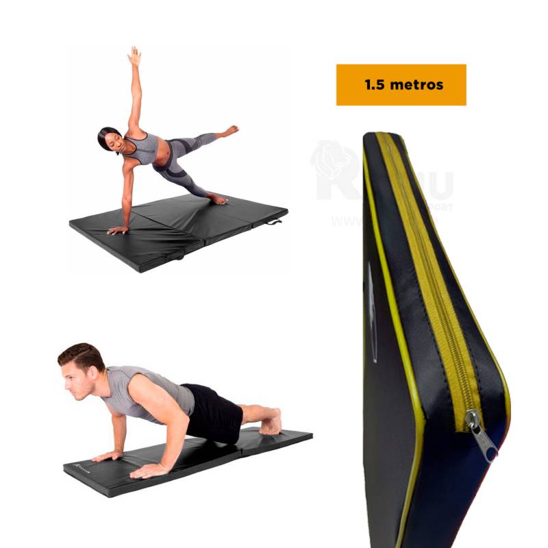 Colchoneta Gimnasia Ejercicios Libro Plegable Pilates Yoga