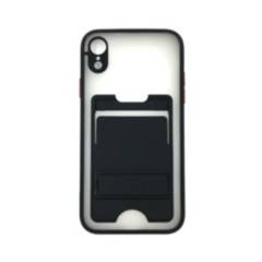 STAND CASE IPHONE 12 COLOR NEGRO
