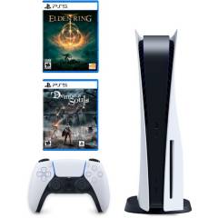 Consola PlayStation 5 Lector de discos + Elden Ring + Demon Souls