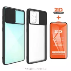 SM - Case Funda Slide + Mica Xiaomi Redmi Note 10 Pro - Negro