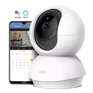 TP-LINK - Camara Seguridad Tapo C200 Fhd 360 Alexa Google