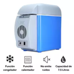 GENERICO - Cooler Congelador y Calentador para Auto de 7.5 L