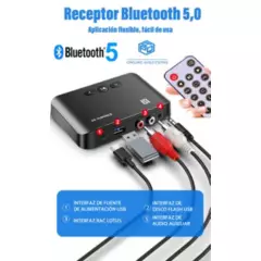 VIKINGO - Receptor Bluetooth 5,0  conector AUX, Audio de música estéreo