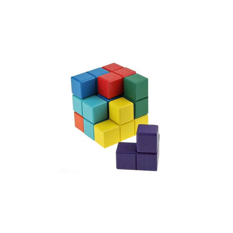 Rompecabezas Tridimensional un cubo Multicolor falabella.com
