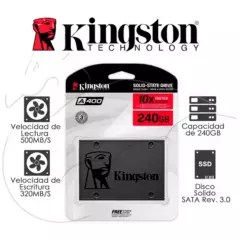 KINGSTON - Disco Solido 240GB Ssd Kingston Original