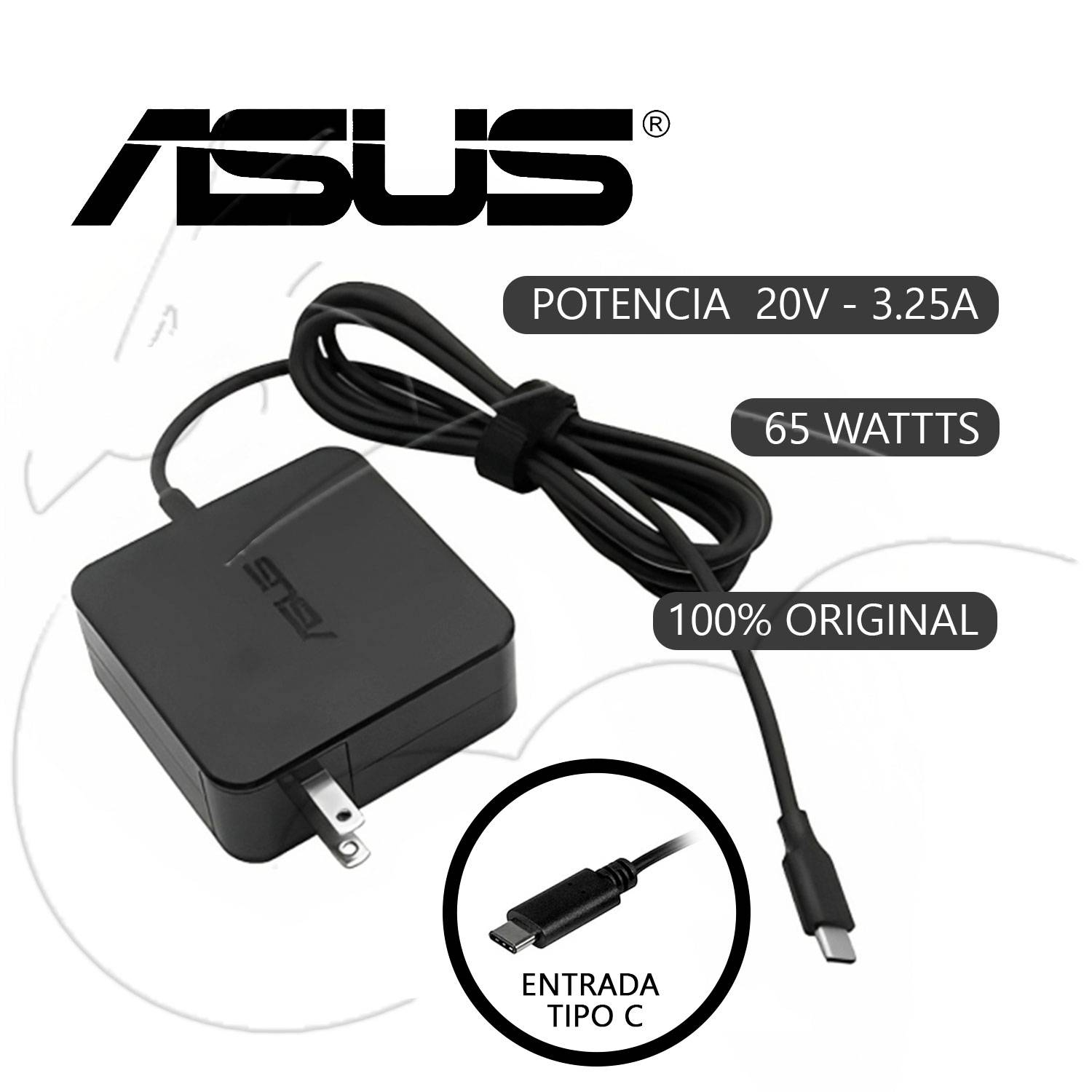 ASUS 65W USB-C Adapter｜Adaptadores y Cargadores｜ASUS México