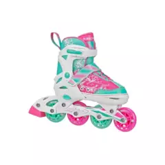ROLLER DERBY - Patines Lineales Ajustable ION 7.2 Mint-pink M t32-35