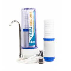 AGUA SANA - Purificador de agua Visual eliminación de bacterias  Sobre Lavadero para agua de red