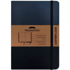 MOUSTACHINE - Libreta Moustachine Classic Leather Look Negro Pocket A6