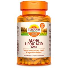 Alfa lipoico 600 mg sundown naturals 60 tabletas
