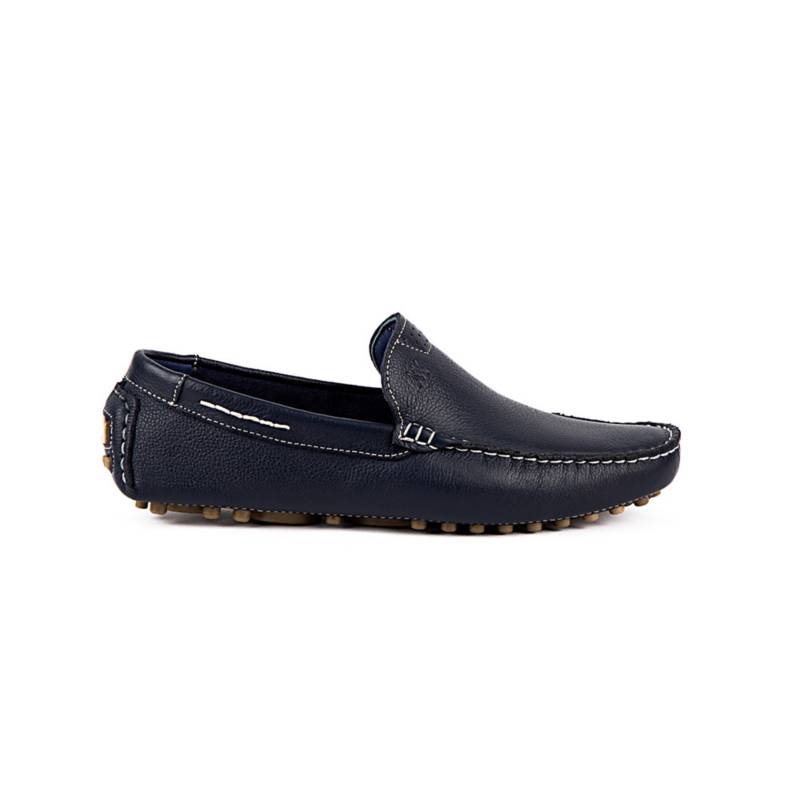 Zapato Top Sider Hombre Cuero Azul Viale VIALE falabella