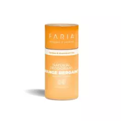 FARIA NATURALS - Desodorante Sin Aluminio Natural y Vegano Naranja Bergamota