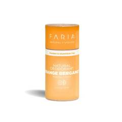 FARIA NATURALS - Desodorante Sin Aluminio Natural y Vegano Naranja Bergamota