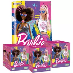 EDITORIAL BERLIN - Barbie 2022, 1 álbum tapa blanda + 3 cajitas (150 sobres)