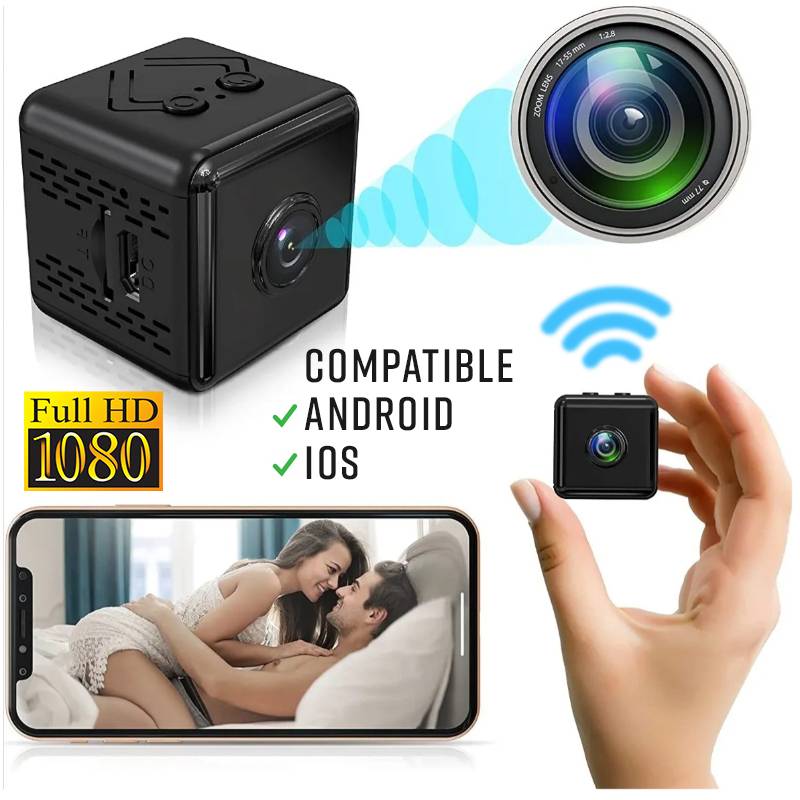 Camara Espia Wifi HD Mini cámara ip espía Seguridad - OEM |