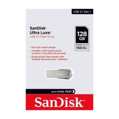 SANDISK - Memoria USB SanDisk Ultra Luxe 128GB 3.1 FLASH DRIVE