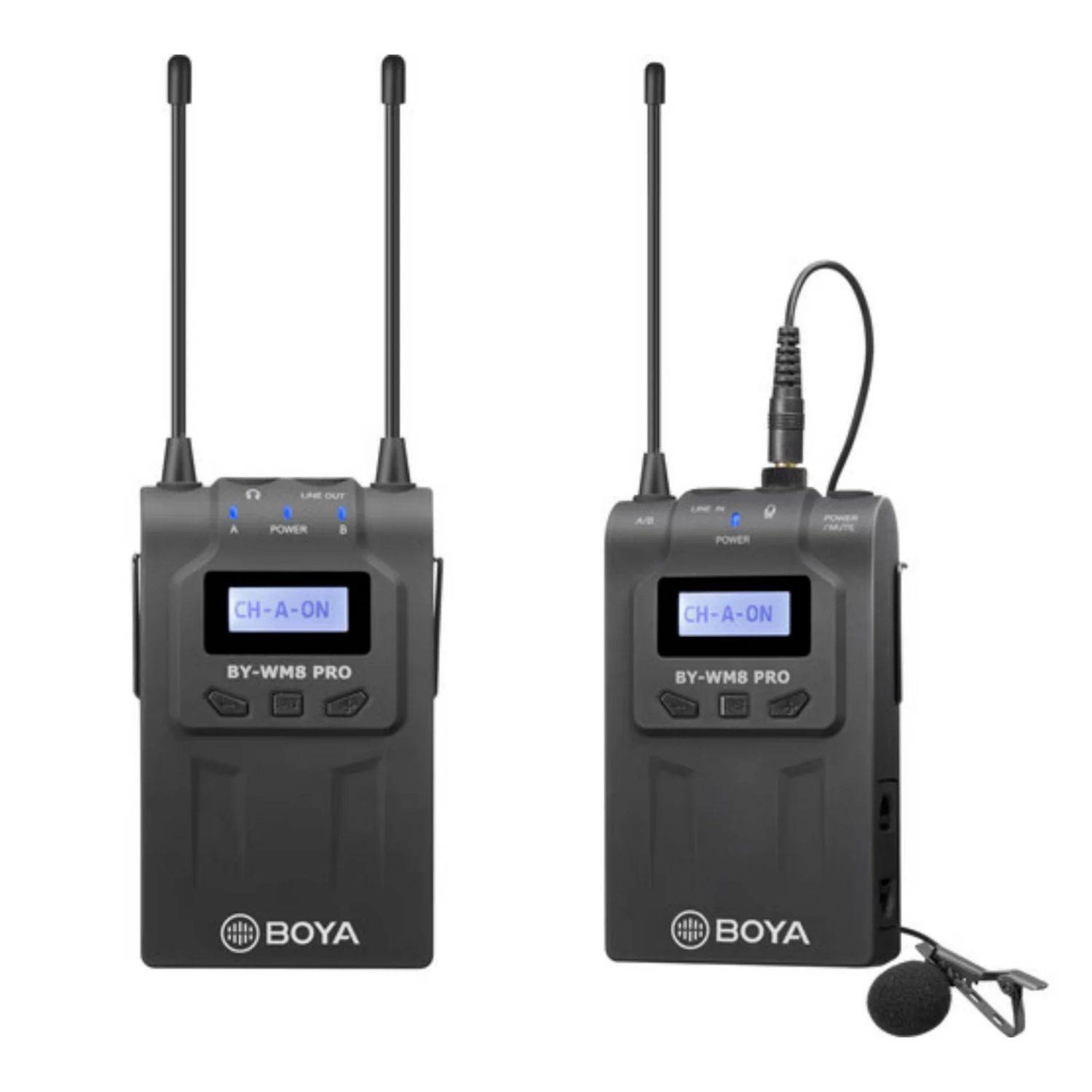 🧇 Boya BY-WM8 Pro K1 Micrófono Lavalier Inalámbrico UHF - Audio Pro Perú