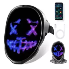 GENERICO - Funle Led Light Up Mask para adultos con Bluetooth