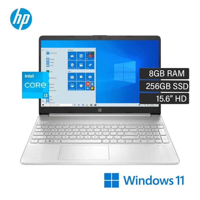 Laptop Hp 15 Dy2059la 156” Intel Core I3 1115g4 8gb 256gb Ssd Windows 11 Hp 0948