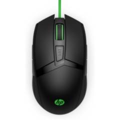 HP Pavilion Gaming Mouse 300 Negro/Verde - 4PH30AA#ABL