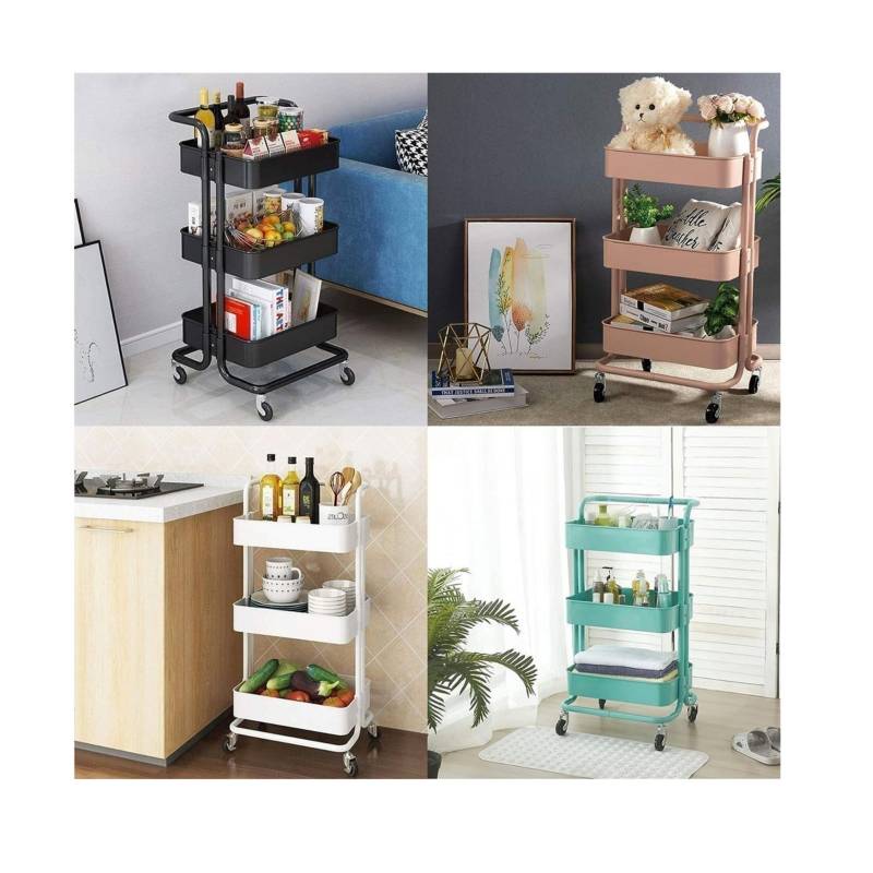 Estante Organizador Carrito Cocina Baño Sala 4 Niveles