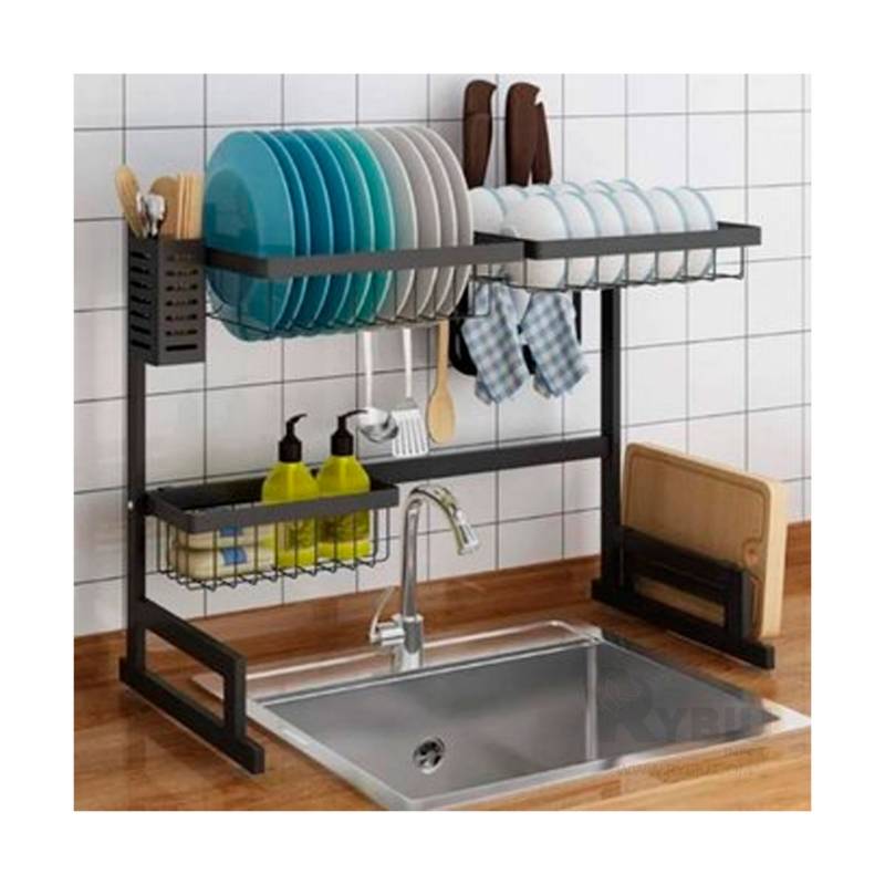 Ripley - ORGANIZADOR DE COCINA, ESCURRIDOR DE PLATOS DE ACERO INOXIDABLE  85CM