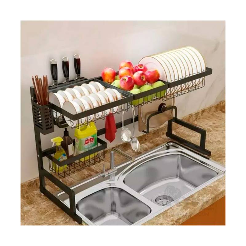 Estante Organizador y Escurridor de Platos para Cocina 85cm GENERICO