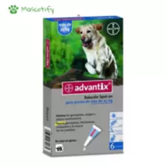ADVANTIX - Advantix Perros de 25 a 40Kg - 4ml Pipeta Antipulgas