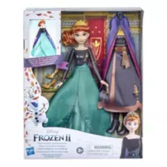 FROZEN - Muñeca Disney Frozen 2 - Anna Transformacion de Vestidos
