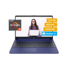 Laptop HP 15.6" Ryzen 5 5500U, 8GB DDR4 SSD 256GB W11