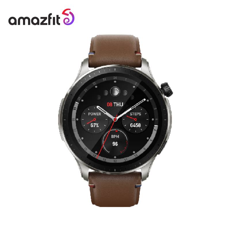 Amazfit GTR 4 - Reloj inteligente - Marrón