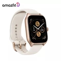 AMAZFIT - Smartwatch Amazfit Gts 4 Blanco - Llamadas + Sensores De Salud + Gps