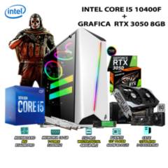 Computadora Gamer Core i5 10400F RAM 16GB CON GRAFICA GIGABYTE RTX 3050 8GB