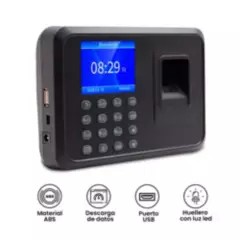 CC GROUP - Reloj Marcador Control De Asistencia Con Huella Digital
