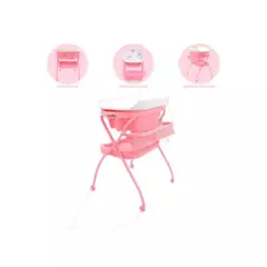 BABYGO - Banera Cambiador Para Bebé »NEW MODEL» Pink