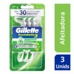 Gillette Prestobarba 3 Máquina de Afeitar Desechable Sensitive 3 und