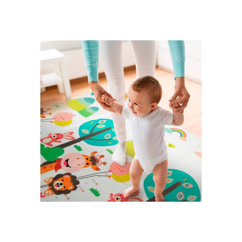 HOMTOL Alfombra Gateo Bebe Alfombra Infantil de Juegos Plegable Acolchada  de XPE Impermeable y Reversible,es un Regalo Ideal para el Bebé :  : Bebé