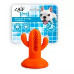 ALL FOR PAWS - Juguete para perros - Cactus limpia dientes M - Naranja