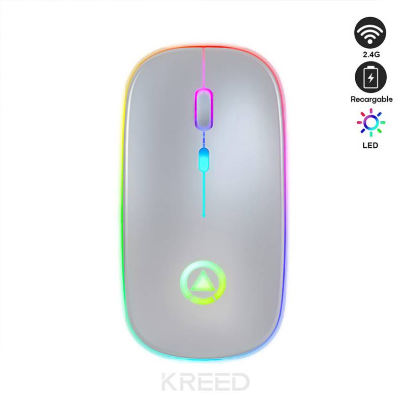 Teclado y Mouse Inalámbrico Bluetooth Blanco- KREED - Anavatec