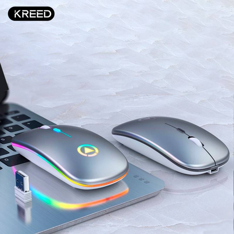 Teclado y Mouse Inalámbrico Bluetooth Blanco- KREED - Anavatec