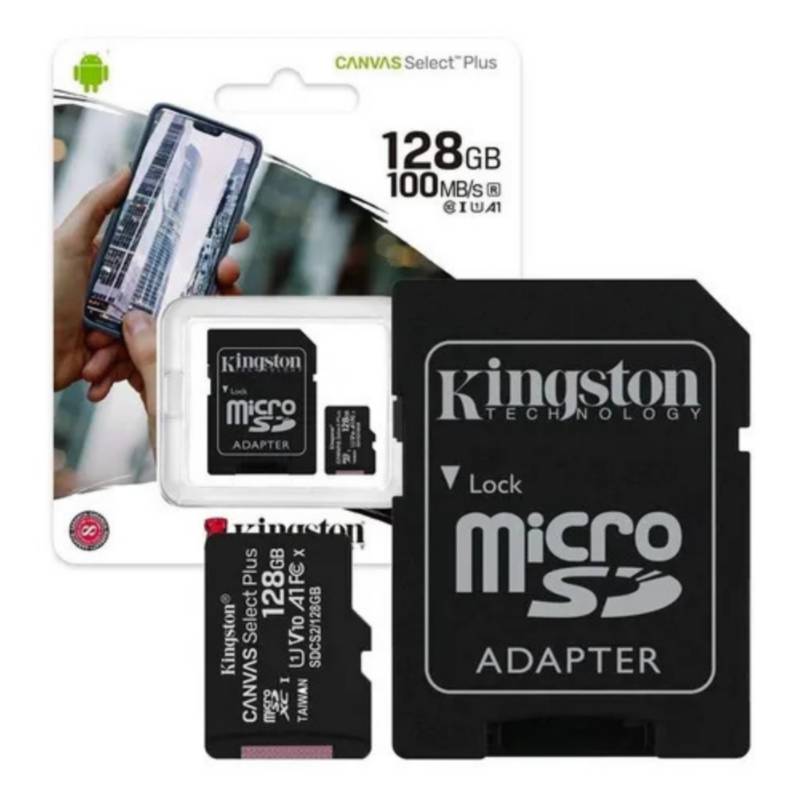 Memoria Micro SD 32GB Kingston Clase 10 Adaptador SD microsd 100Mb/s