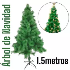 OEM - Arbol Navidad Pino Verde Disponible de 1 ,5metros 150cm Fácil de Armar